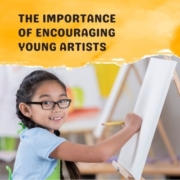 Encouraging young artists to create art.